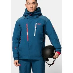 Jack Wolfskin Skijacke »SNOW SUMMIT JACKET M«, Mit Kapuze