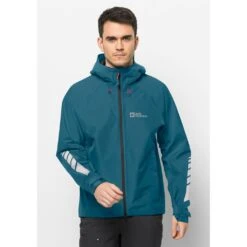 Jack Wolfskin Fahrradjacke »MOROBBIA 2L JKT M«, Mit Kapuze