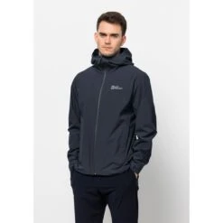 Jack Wolfskin Outdoorjacke »PACK & GO SHELL M«, Mit Kapuze