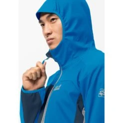 Jack Wolfskin Softshelljacke »EAGLE PEAK II SOFTSHELL M«, Mit Kapuze -Jack Wolfskin 5218a86246e3107aba046dda681fc31b