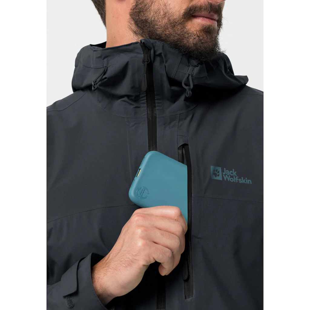 Jack Wolfskin Funktionsjacke »GO HIKE JACKET M«, Mit Kapuze 5 Jack Wolfskin Funktionsjacke »GO HIKE JACKET M«, Mit Kapuze – Bild 3