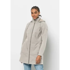 Jack Wolfskin Softshelljacke »WINDY VALLEY COAT W«, Mit Kapuze