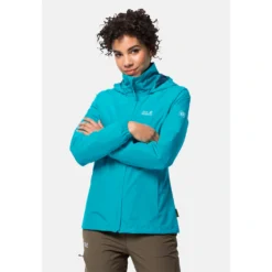 Jack Wolfskin Funktionsjacke »STORMY POINT JACKET W«, Mit Kapuze
