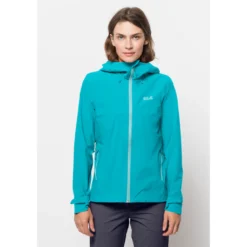 Jack Wolfskin Outdoorjacke »HIGHEST PEAK 2.5L W«, Mit Kapuze