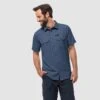 Jack Wolfskin Kurzarmhemd Thompson Dunkelblau Herren