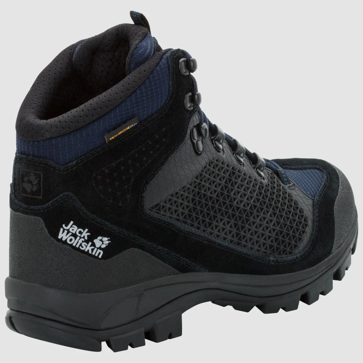 Jack Wolfskin All Terrain Pro Texapore Mid Dunkelblau Outdoorschuhe Herren 4 Jack Wolfskin All Terrain Pro Texapore Mid Dunkelblau Outdoorschuhe Herren – Bild 2