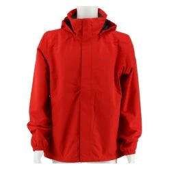 Jack Wolfskin Regenjacke Stormy Point 2-Lagen (Wetterschutzjacke, Wasser-/ Winddicht, Atmungsaktiv) Rot Herren