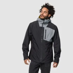 Jack Wolfskin Ganzjahresjacke 365 Twentyfourseven 3in1 Schwarz Herren