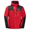 Jack Wolfskin Winterjacke Jasper 3in1 (wasser-winddicht, Atmungsaktiv, Warm) Rot Herren