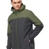 Jack Wolfskin Winterjacke Glaabach 3in1 (wasser- Und Winddicht, Atmungsaktiv, Mit Fleece-Innenjacke) Waldgrün Herren
