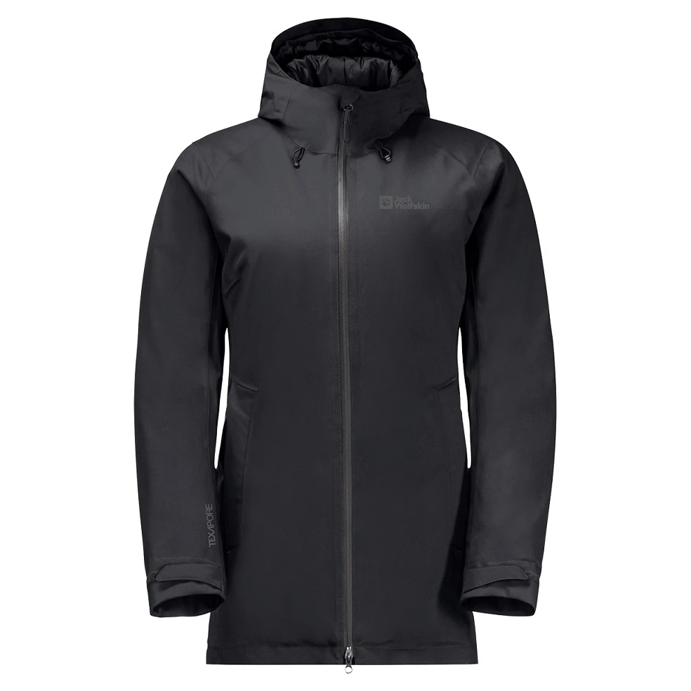 Jack Wolfskin Winterjacke Stirnberg (sehr Wasserdicht, Winddicht, Atmungsaktiv) 2022 Schwarz Damen 3 Jack Wolfskin Winterjacke Stirnberg (sehr Wasserdicht, Winddicht, Atmungsaktiv) 2022 Schwarz Damen