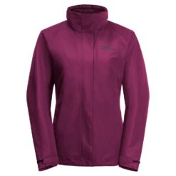 Jack Wolfskin Ganzjahresjacke Geisshorn 3in1 (wasser- Und Winddicht, Atmungsaktiv, Warm) Berryrot Damen