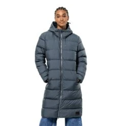 Jack Wolfskin Winter-Daunenmantel Frozen Palace Coat (winddicht,wasserabweisend,PFC-frei) Blau Damen (Gr XXL)