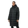 Jack Wolfskin Winter-Daunenmantel Frozen Palace Coat (winddicht,wasserabweisend,PFC-frei) 2022 Schwarz Damen
