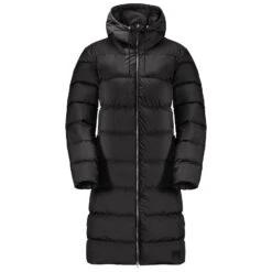 Jack Wolfskin Winter-Daunenmantel Frozen Palace Coat (winddicht,wasserabweisend,PFC-frei) 2022 Schwarz Damen -Jack Wolfskin JACK WOLFSKIN 1204132 6000 JACKE MANTEL frozen palace 3 922x922 1