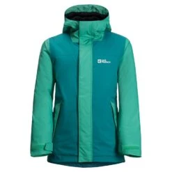 Jack Wolfskin Winterjacke Icy Mountain (wasser- Und Winddicht, Atmungsaktiv,warm) 2022 Türkis Jugendliche