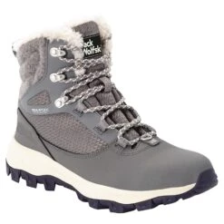 Jack Wolfskin Winterschuhe Everquest High Texapore (warm, Wasserdicht, PFC-Frei) Grau Damen