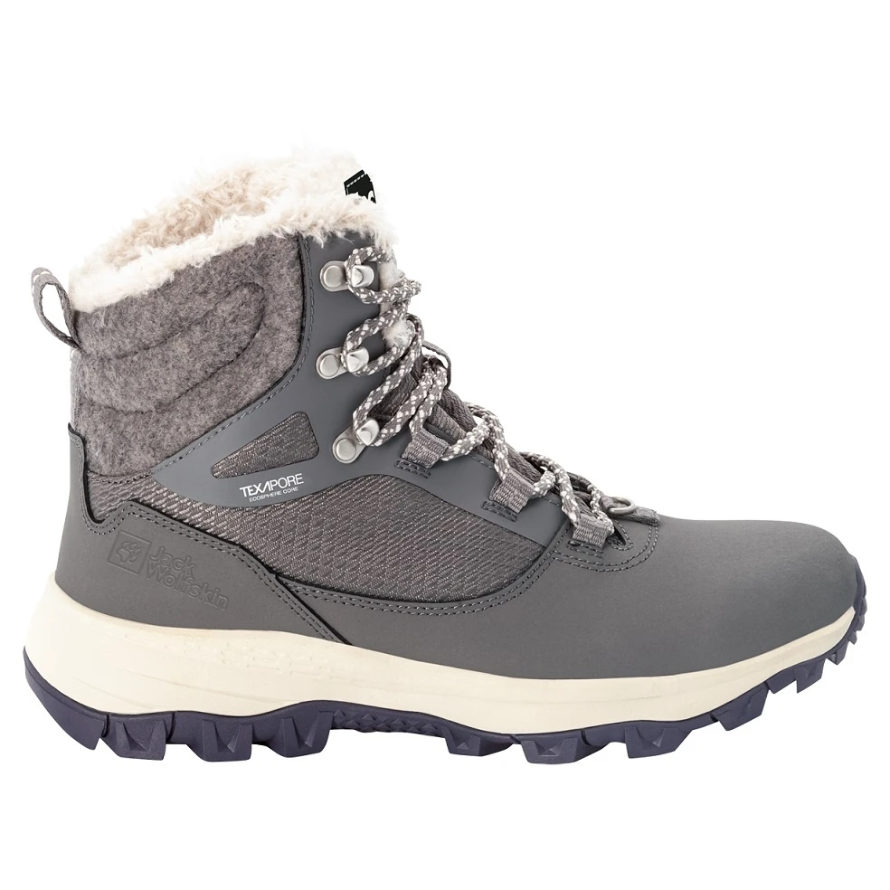 Jack Wolfskin Winterschuhe Everquest High Texapore (warm, Wasserdicht, PFC-Frei) Grau Damen 7 Jack Wolfskin Winterschuhe Everquest High Texapore (warm, Wasserdicht, PFC-Frei) Grau Damen – Bild 5