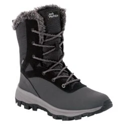 Jack Wolfskin Winterschuhe Everquest Snow High Texapore (warm, Wasserdicht, PFC-Frei) Schwarz Damen
