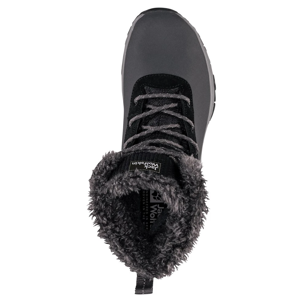 Jack Wolfskin Winterschuhe Everquest Snow High Texapore (warm, Wasserdicht, PFC-Frei) Schwarz Damen 8 Jack Wolfskin Winterschuhe Everquest Snow High Texapore (warm, Wasserdicht, PFC-Frei) Schwarz Damen – Bild 6