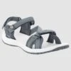 Jack Wolfskin Sandale Lakewood Ride Neoprenpolsterung Grau Damen