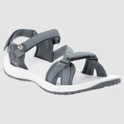 Jack Wolfskin Sandale Lakewood Ride Neoprenpolsterung Grau Damen