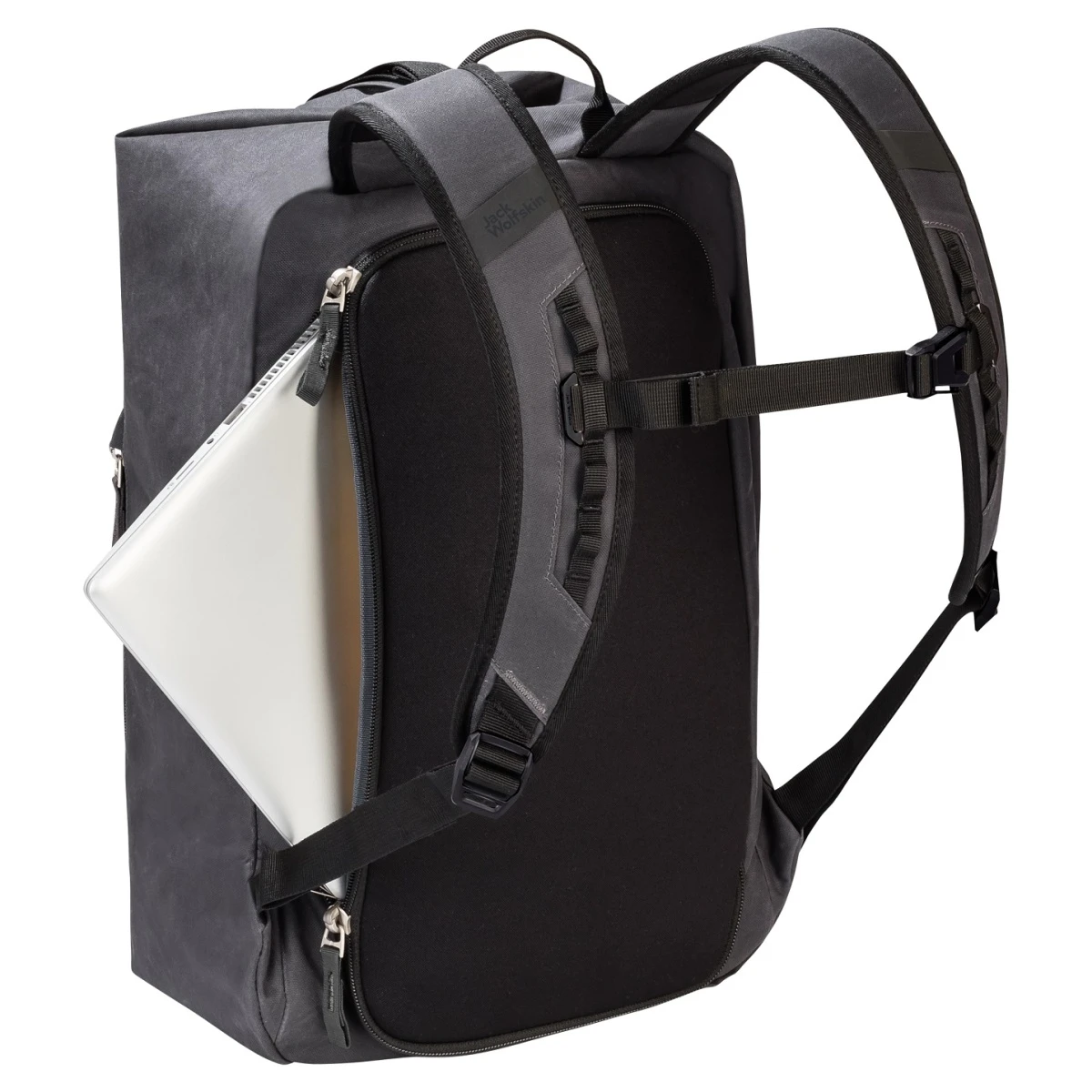 Jack Wolfskin Tagesrucksack Traveltopia Weekender (für Reisen Und Alltag, Robust) Phantomgrau 30 Liter 7 Jack Wolfskin Tagesrucksack Traveltopia Weekender (für Reisen Und Alltag, Robust) Phantomgrau 30 Liter – Bild 5