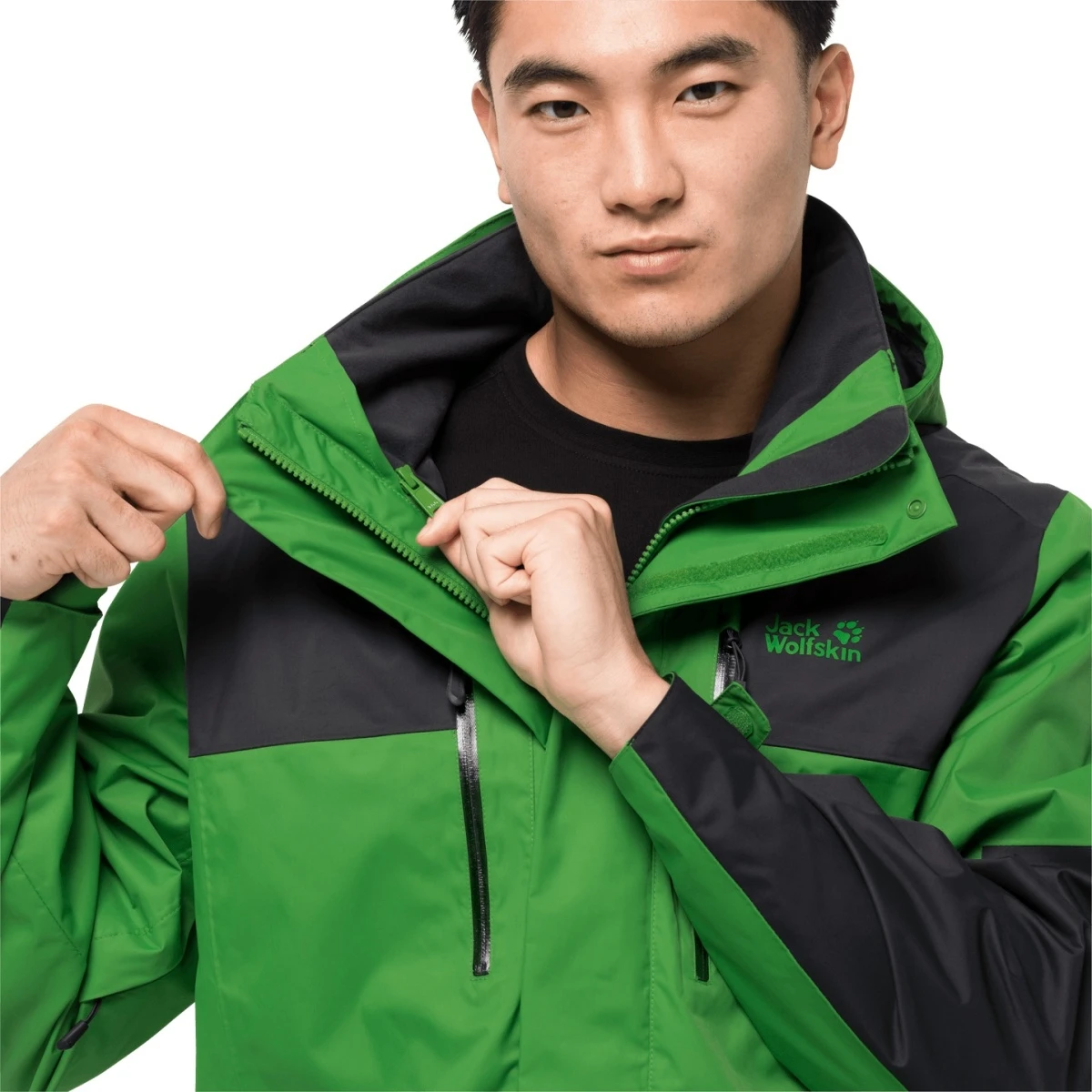 Jack Wolfskin Ganzjahresjacke Jasper Flex (wasserdicht) Grün Herren 5 Jack Wolfskin Ganzjahresjacke Jasper Flex (wasserdicht) Grün Herren – Bild 3