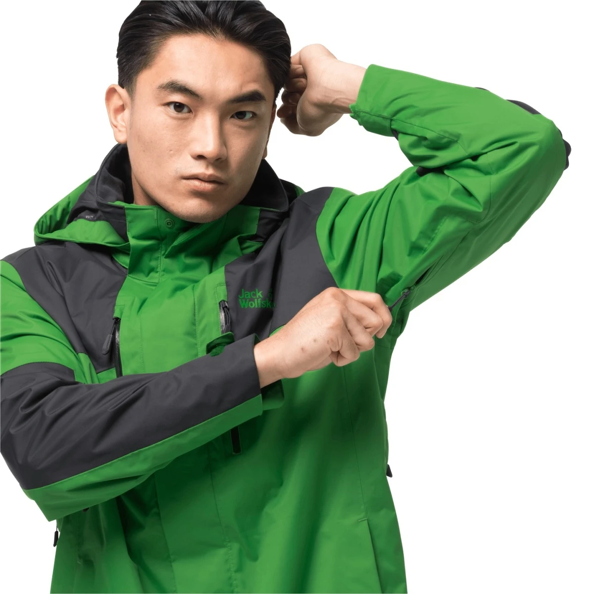 Jack Wolfskin Ganzjahresjacke Jasper Flex (wasserdicht) Grün Herren 8 Jack Wolfskin Ganzjahresjacke Jasper Flex (wasserdicht) Grün Herren – Bild 6