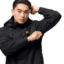 Jack Wolfskin Ganzjahresjacke Jasper Flex (wasserdicht) Schwarz Herren -Jack Wolfskin Jack Wolfskin 1108371 6000 jasper flex men black205 1200x1200 1