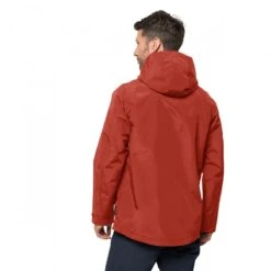 Jack Wolfskin Wander-Ganzjahresjacke Three Peaks (wasserdicht) Rot Herren -Jack Wolfskin Jack Wolfskin 1112281 3740 three peaks jacket m pepper202 1200x1200 1