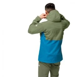 Jack Wolfskin Ganzjahresjacke Eagle Peak 2021 Dunkelgrün/blau Herren -Jack Wolfskin Jack Wolfskin 1112991 1340 eagle peak jacket m203 1200x1200 1