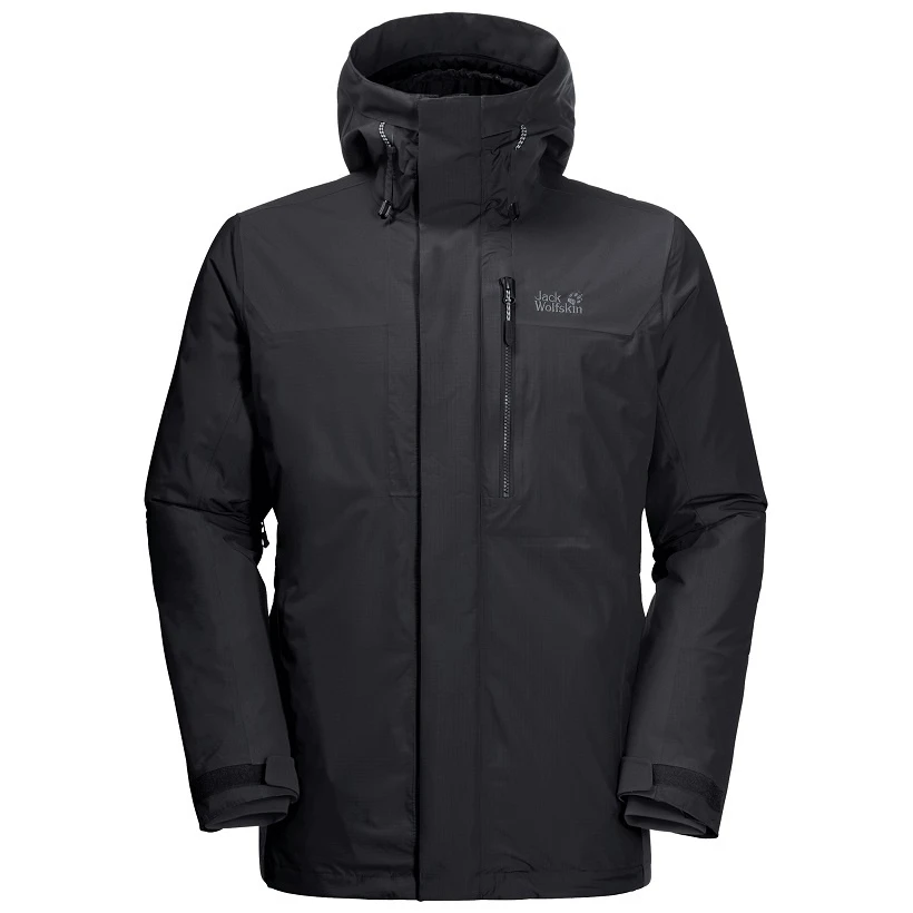 Jack Wolfskin Winter-/Wanderjacke Brecon Range Insulated Schwarz Herren 4 Jack Wolfskin Winter-/Wanderjacke Brecon Range Insulated Schwarz Herren – Bild 2