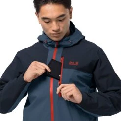 Jack Wolfskin Wander-Funktionsjacke Go Hike (wind-/wasserdicht) Thunderblau Herren 10 Jack Wolfskin Wander-Funktionsjacke Go Hike (wind-/wasserdicht) Thunderblau Herren -Jack Wolfskin Jack Wolfskin 1114051 1383 go hike jacke204 1024x1024 1