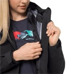 Jack Wolfskin Wintermantel Silent Wisper Parka (wasser- Und Winddicht, PFC-frei) Schwarz Damen -Jack Wolfskin Jack Wolfskin 1114191 6000 silent wisper parka203 1024x1024 1