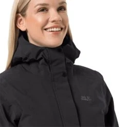 Jack Wolfskin Wintermantel Silent Wisper Parka (wasser- Und Winddicht, PFC-frei) Schwarz Damen -Jack Wolfskin Jack Wolfskin 1114191 6000 silent wisper parka205 1024x1024 1
