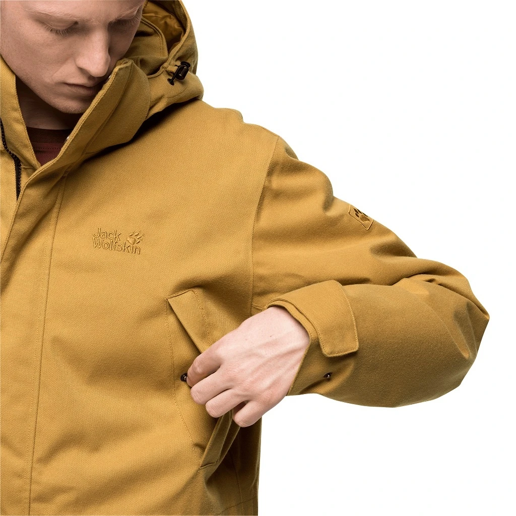 Jack Wolfskin Parka Fierce Wind (wasser-winddicht, Recyceltes Materialien) Bernsteingelb Herren 5 Jack Wolfskin Parka Fierce Wind (wasser-winddicht, Recyceltes Materialien) Bernsteingelb Herren – Bild 3