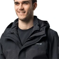 Jack Wolfskin Winterjacke DNA Supernova 3-in-1 (wasserdicht, Winddicht, PFC-frei) Phantomgrau Herren -Jack Wolfskin Jack Wolfskin 1114711 6350 dna supernova 3 in 1 m204 820x820 1