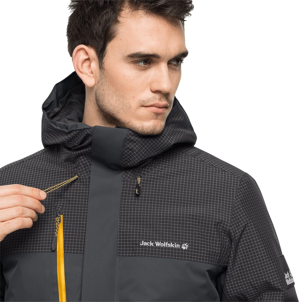 Jack Wolfskin Winter-Wanderjacke DNA Icefall (robust, Wasser-und Winddicht, PFC-frei) Phantomgrau Herren 7 Jack Wolfskin Winter-Wanderjacke DNA Icefall (robust, Wasser-und Winddicht, PFC-frei) Phantomgrau Herren – Bild 5