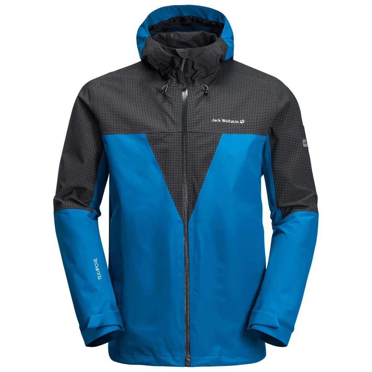 Jack Wolfskin Wanderjacke DNA Rhapsody Mit Systemreissverschluss - Wasserdicht, Winddicht, PFC-frei - Blau Herren 4 Jack Wolfskin Wanderjacke DNA Rhapsody Mit Systemreissverschluss - Wasserdicht, Winddicht, PFC-frei - Blau Herren – Bild 2