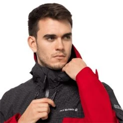 Jack Wolfskin Wanderjacke DNA Rhapsody Mit Systemreissverschluss - Wasserdicht, Winddicht, PFC-frei - Rot Herren -Jack Wolfskin Jack Wolfskin 1114911 2206 dna rhapsody jacke206 1024x1024 1