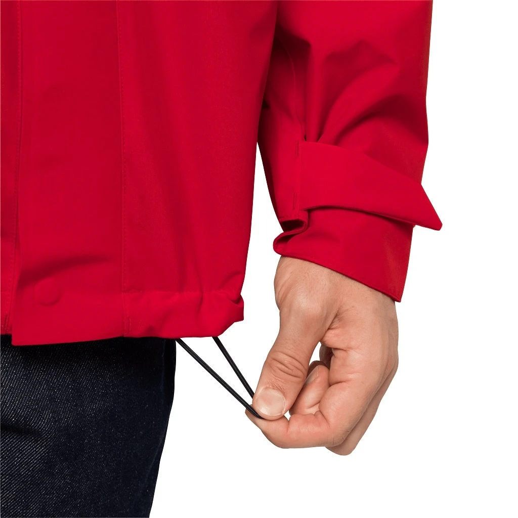 Jack Wolfskin Übergangs-/Wanderjacke DNA Block - Wetterschutzjacke, Wasserdicht, Winddicht, PFC-frei - Rot Herren 7 Jack Wolfskin Übergangs-/Wanderjacke DNA Block - Wetterschutzjacke, Wasserdicht, Winddicht, PFC-frei - Rot Herren – Bild 5