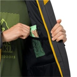 Jack Wolfskin Wanderjacke Peak (sehr Wasserdicht, Winddicht, PFC-frei) Phantomgrau/gelb Herren -Jack Wolfskin Jack Wolfskin 1115141 6352 peak jacket m204 1024x1024 1