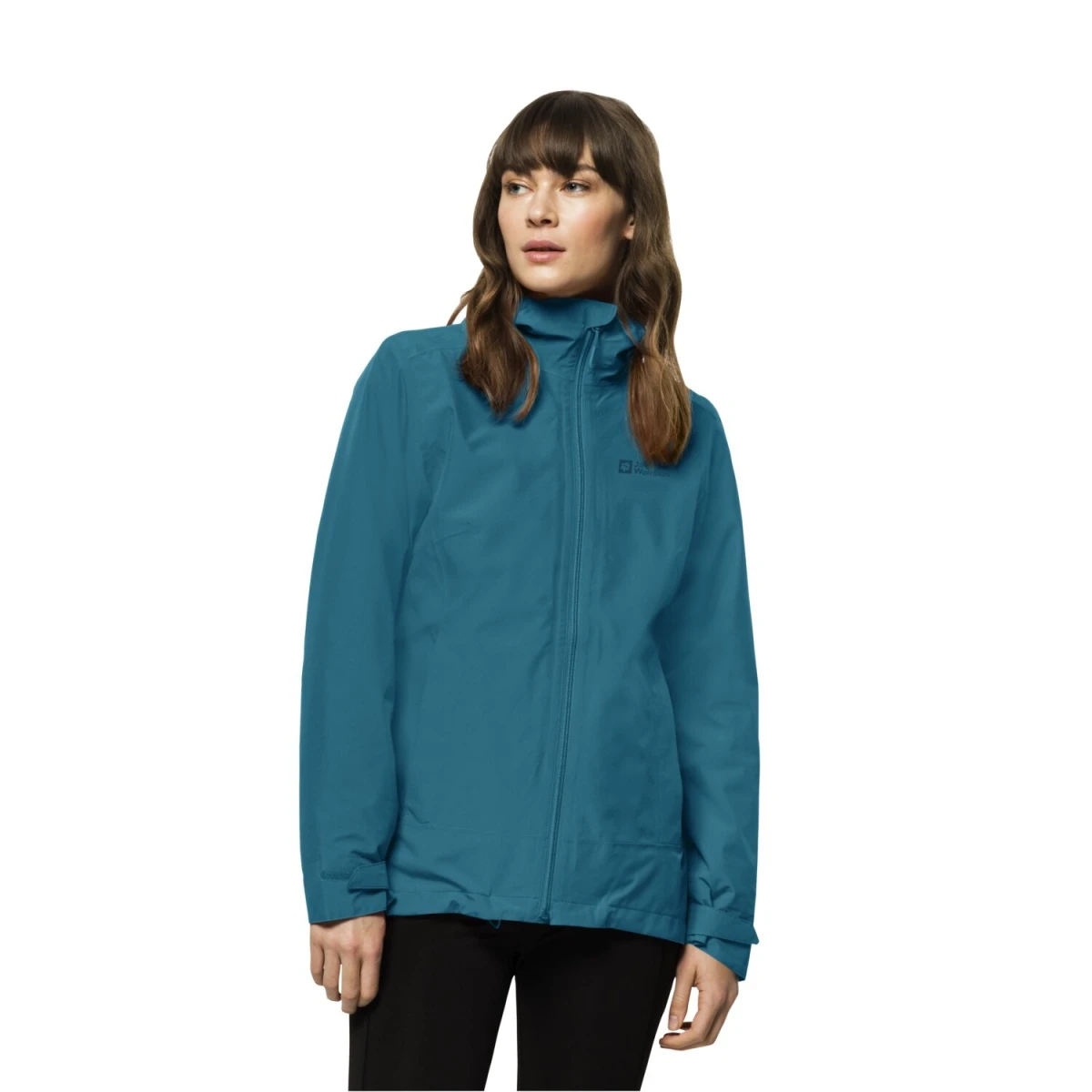 Jack Wolfskin Ganzjahresjacke Moonrise 3in1 (wasser- Winddicht, Mit Fleece-Innenjacke) Hellblau Damen 10 Jack Wolfskin Ganzjahresjacke Moonrise 3in1 (wasser- Winddicht, Mit Fleece-Innenjacke) Hellblau Damen – Bild 8