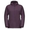 Jack Wolfskin Ganzjahresjacke Moonrise 3in1 (wasser- Winddicht, Mit Fleece-Innenjacke) Violett Damen