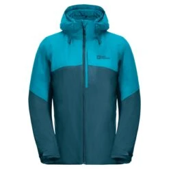 Jack Wolfskin Winterjacke Feldberg 3in1 (sehr Wasser- Und Winddicht, Mit Innenjacke) Korallblau Damen