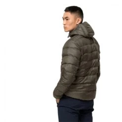 Jack Wolfskin Winter-Daunenjacke Helium (sehr Warm, Winddicht, Leicht, PFC-frei) Braungrün Herren -Jack Wolfskin Jack Wolfskin 1200573 5066 1 helium men203 1200x1200 1