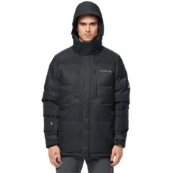 Jack Wolfskin Winter-Daunenparka The Cook (sehr Warm, Winddicht, Wasserabweisend, PFC-frei) Phantomgrau Herren