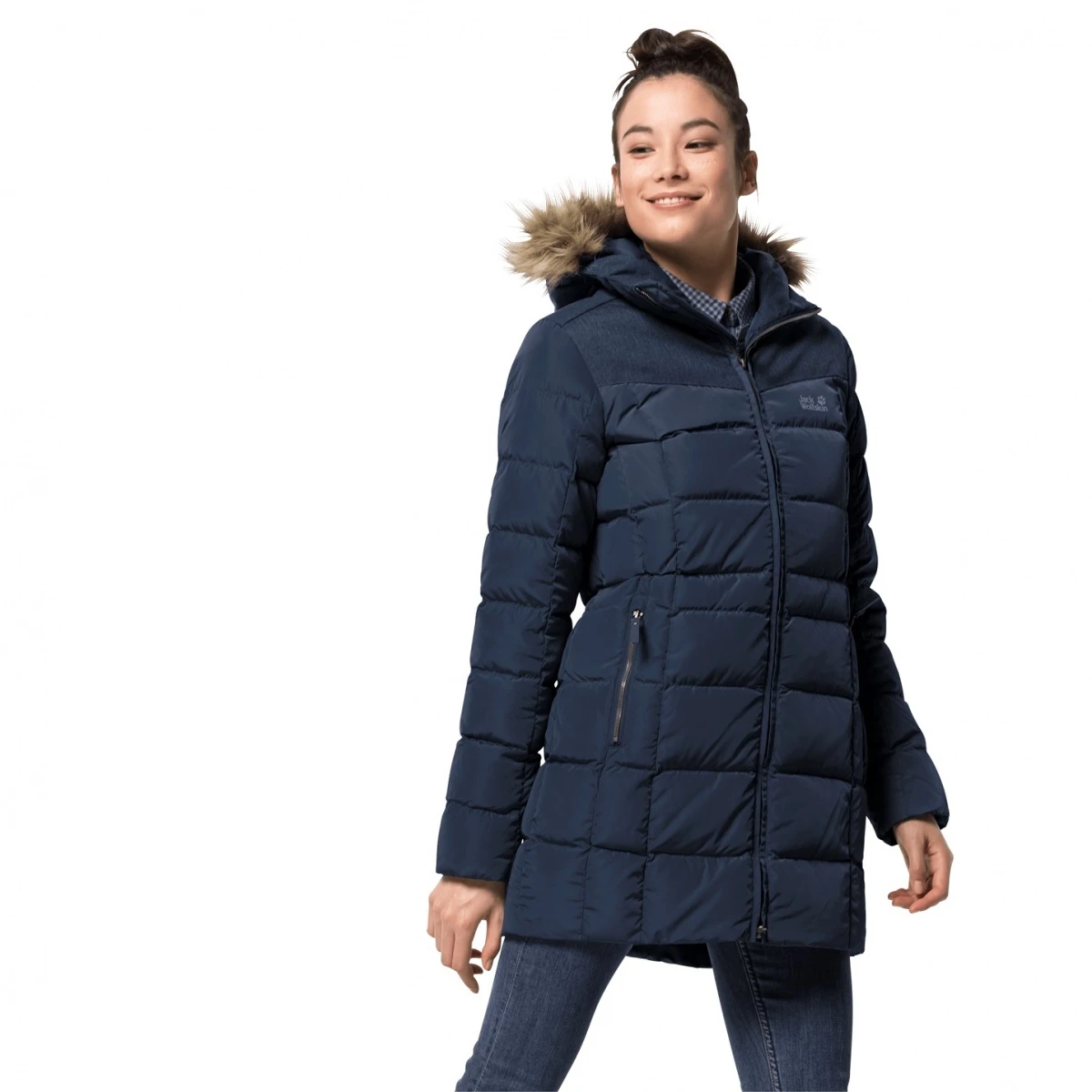 Jack Wolfskin Wintermantel Baffin Island Dunkelblau Damen 3 Jack Wolfskin Wintermantel Baffin Island Dunkelblau Damen