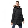 Jack Wolfskin Wintermantel Baffin Island Schwarz Damen